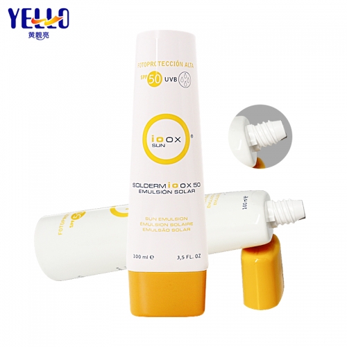 oval cosmetic tube